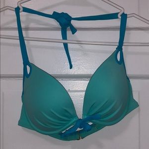 Victoria’s Secret blue padded swimsuit top
